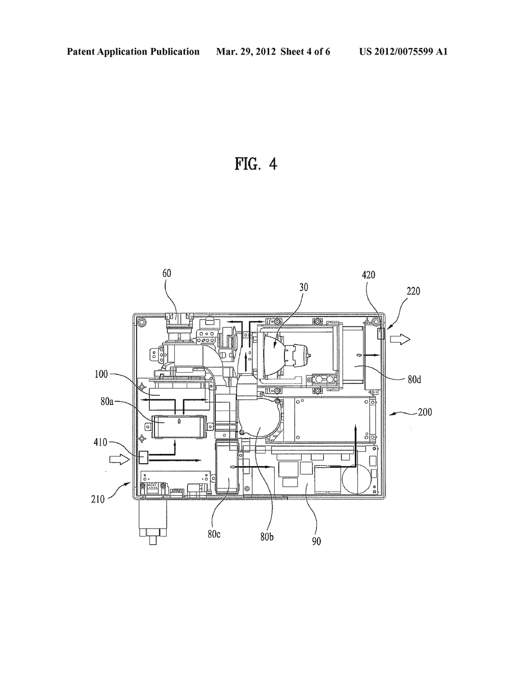 METHOD FOR CONTROLLING A PROJECTOR - diagram, schematic, and image 05