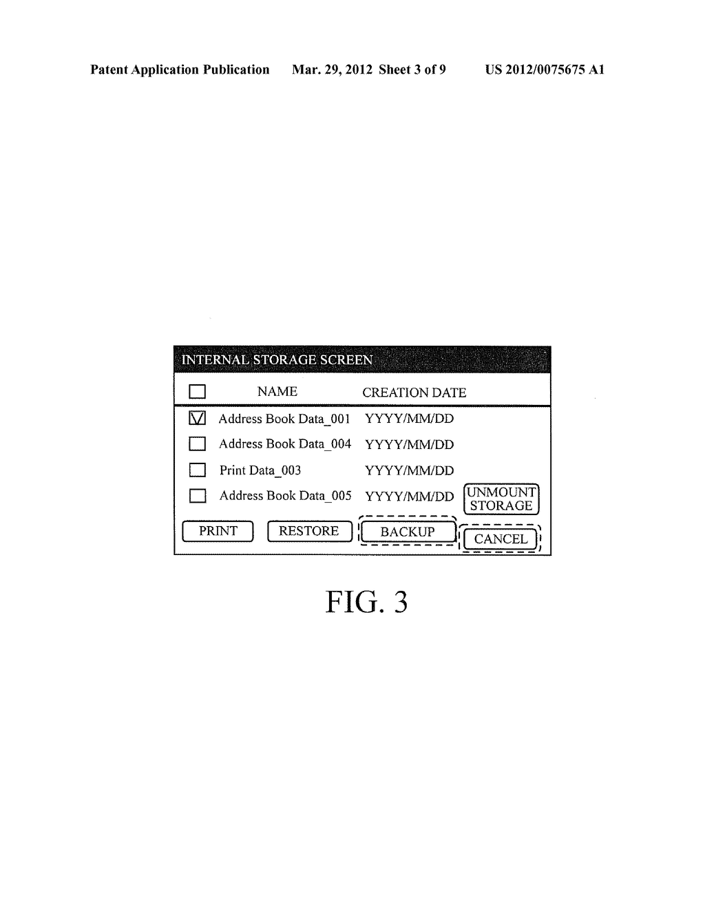 Image Forming Apparatus, Data Storing Method, and Non-Transitory Computer     Readable Recording Medium that Stores Data Storing Program - diagram, schematic, and image 04