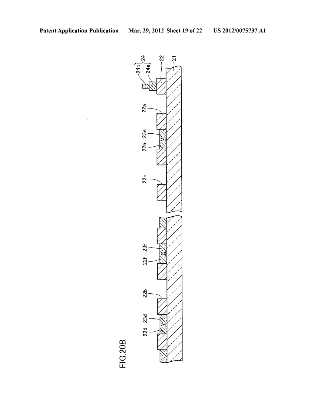 METHOD OF MANUFACTURING COLOR FILTER AND COLOR FILTER - diagram, schematic, and image 20