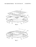 SWIVELING BASE FOR A PORTABLE COMPUTING DEVICE diagram and image