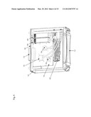 CASE AND RACK SYSTEM FOR LIQUID SUBMERSION COOLING OF ELECTRONIC DEVICES     CONNECTED IN AN ARRAY diagram and image