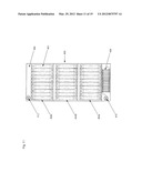 CASE AND RACK SYSTEM FOR LIQUID SUBMERSION COOLING OF ELECTRONIC DEVICES     CONNECTED IN AN ARRAY diagram and image