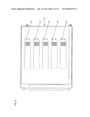 CASE AND RACK SYSTEM FOR LIQUID SUBMERSION COOLING OF ELECTRONIC DEVICES     CONNECTED IN AN ARRAY diagram and image