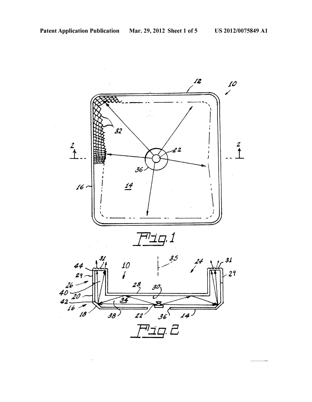 Lamp assembly and housing therefor - diagram, schematic, and image 02