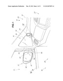 DEVICE FOR VIEWING FRONT-LATERAL AREA OF VEHICLE diagram and image