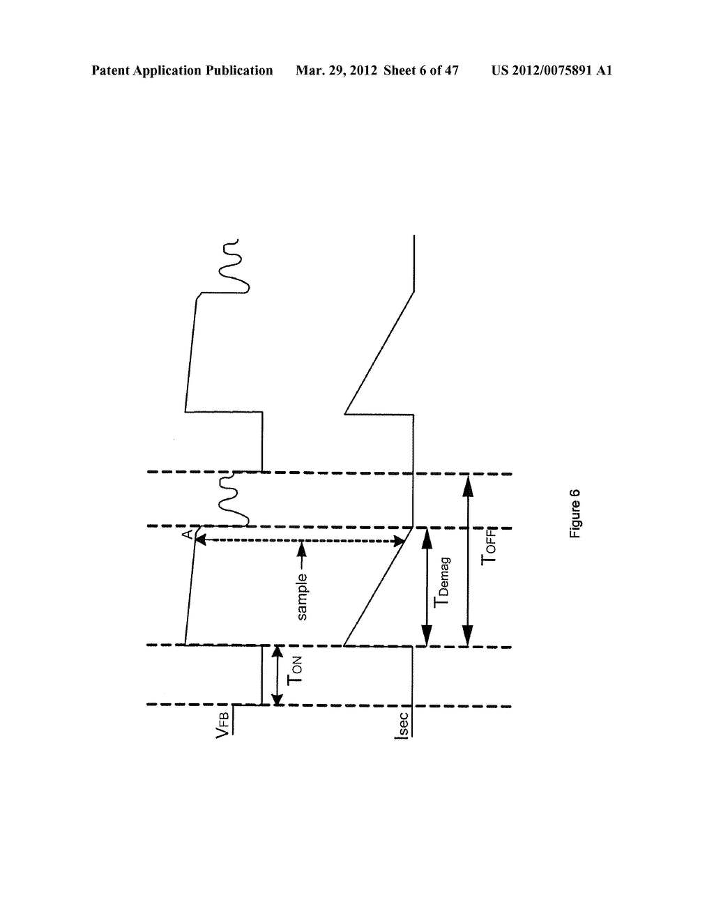 SYSTEMS AND METHODS FOR CONSTANT VOLTAGE MODE AND CONSTANT CURRENT MODE IN     FLYBACK POWER CONVERTERS WITH PRIMARY-SIDE SENSING AND REGULATION - diagram, schematic, and image 07