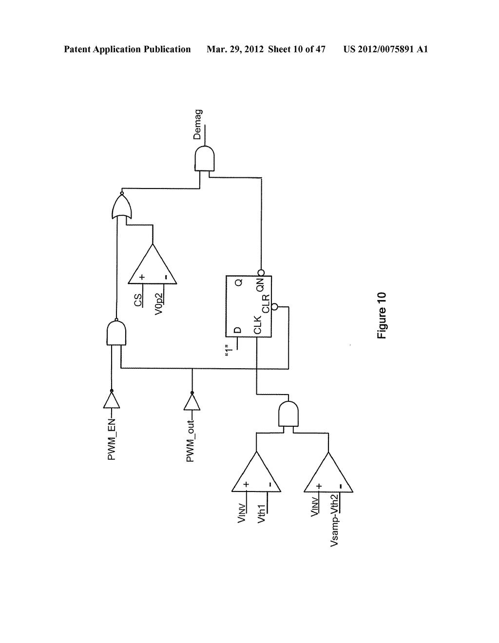 SYSTEMS AND METHODS FOR CONSTANT VOLTAGE MODE AND CONSTANT CURRENT MODE IN     FLYBACK POWER CONVERTERS WITH PRIMARY-SIDE SENSING AND REGULATION - diagram, schematic, and image 11