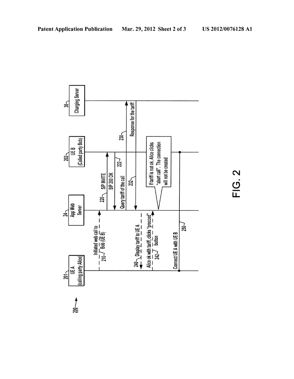 SYSTEM AND METHOD FOR ANONYMOUS WEB CALLING CHARGING ADVICE - diagram, schematic, and image 03