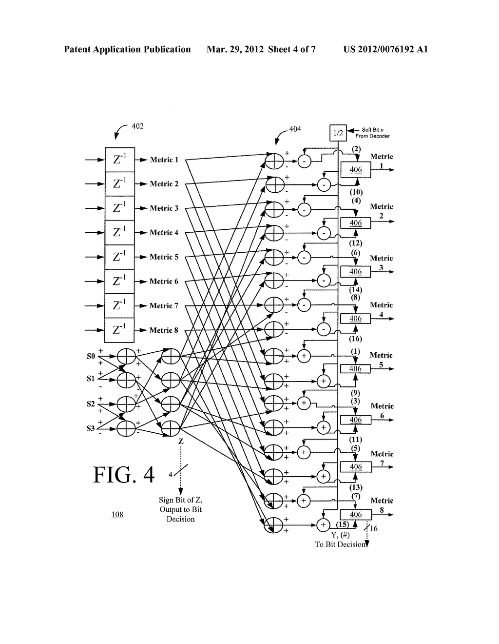 EFFICIENT HIGH PERFORMANCE DEMODULATION OF LOW BT VALUE GAUSSIAN MINIMUM     SHIFT KEYING INCORPORATING TURBO EQUALIZATION - diagram, schematic, and image 05