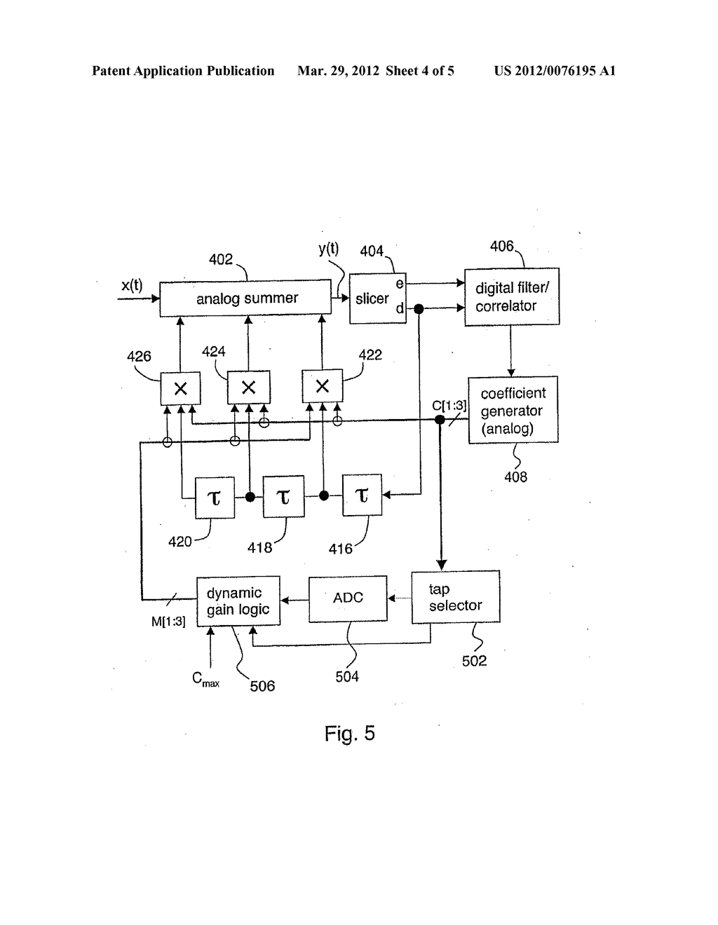 SCALED SIGNAL PROCESSING ELEMENTS FOR REDUCED FILTER TAP NOISE - diagram, schematic, and image 05