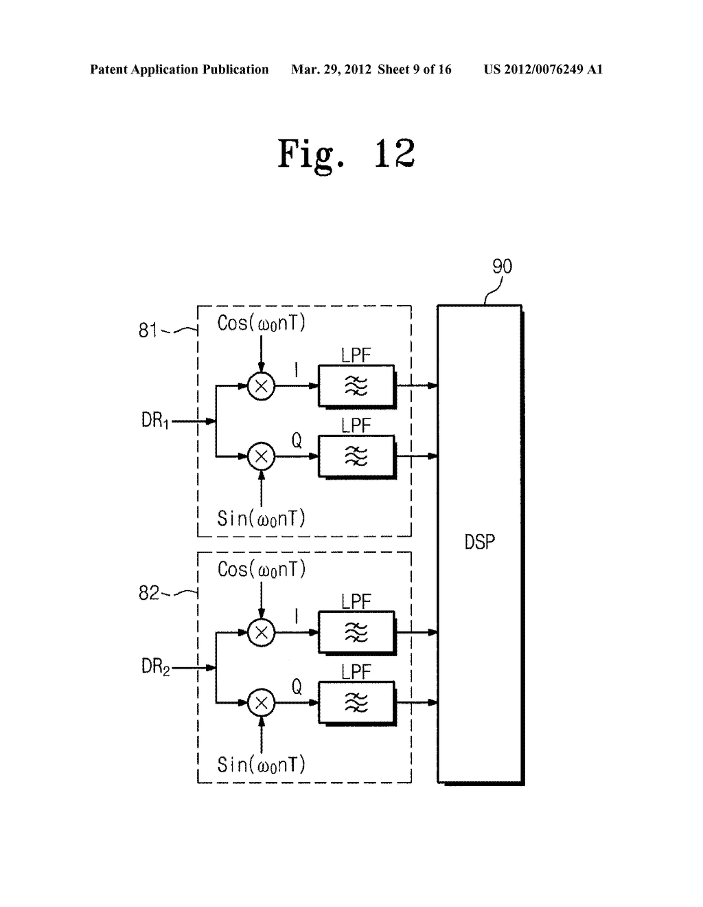 APPARATUS AND METHOD FOR RECEIVING DUAL BAND RF SIGNALS SIMULTANEOUSLY - diagram, schematic, and image 10