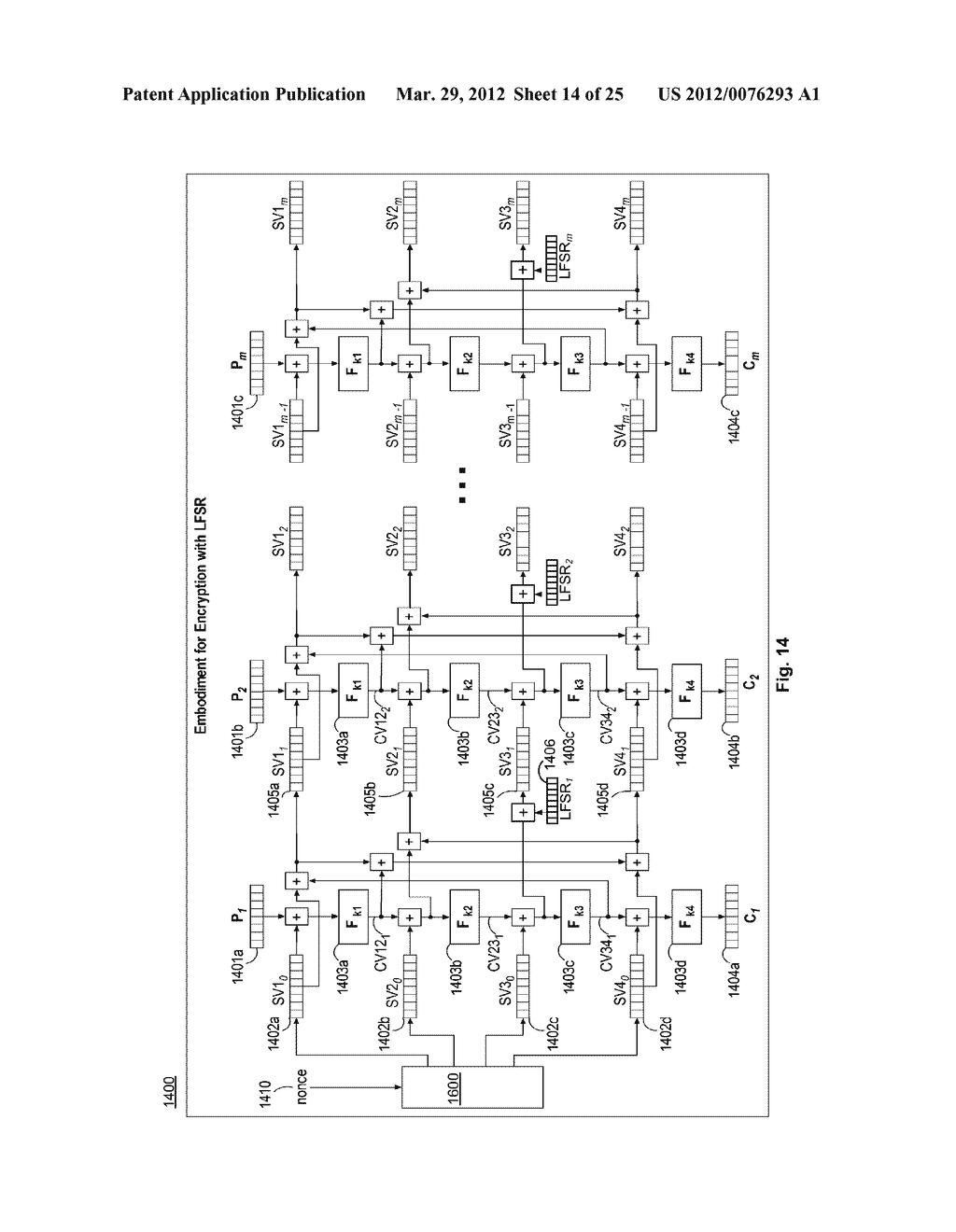 HYBRID MODE CRYPTOGRAPHIC METHOD AND SYSTEM WITH MESSAGE AUTHENTICATION - diagram, schematic, and image 15