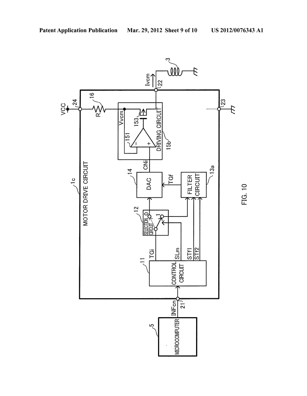 MOTOR DRIVE CIRCUIT - diagram, schematic, and image 10