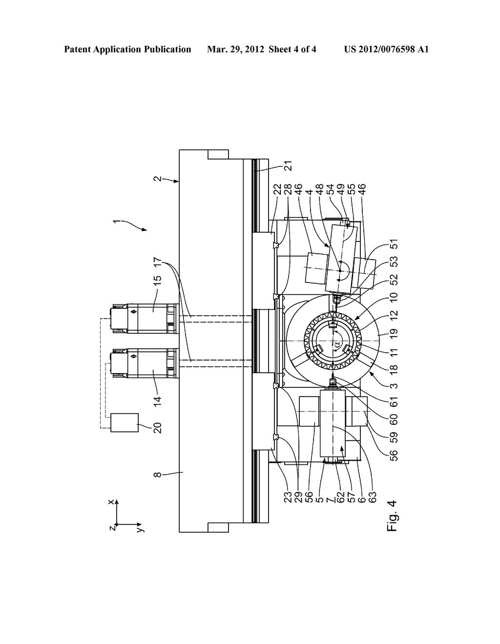 MILLING MACHINE FOR PRODUCING TOOTHED WHEELS - diagram, schematic, and image 05