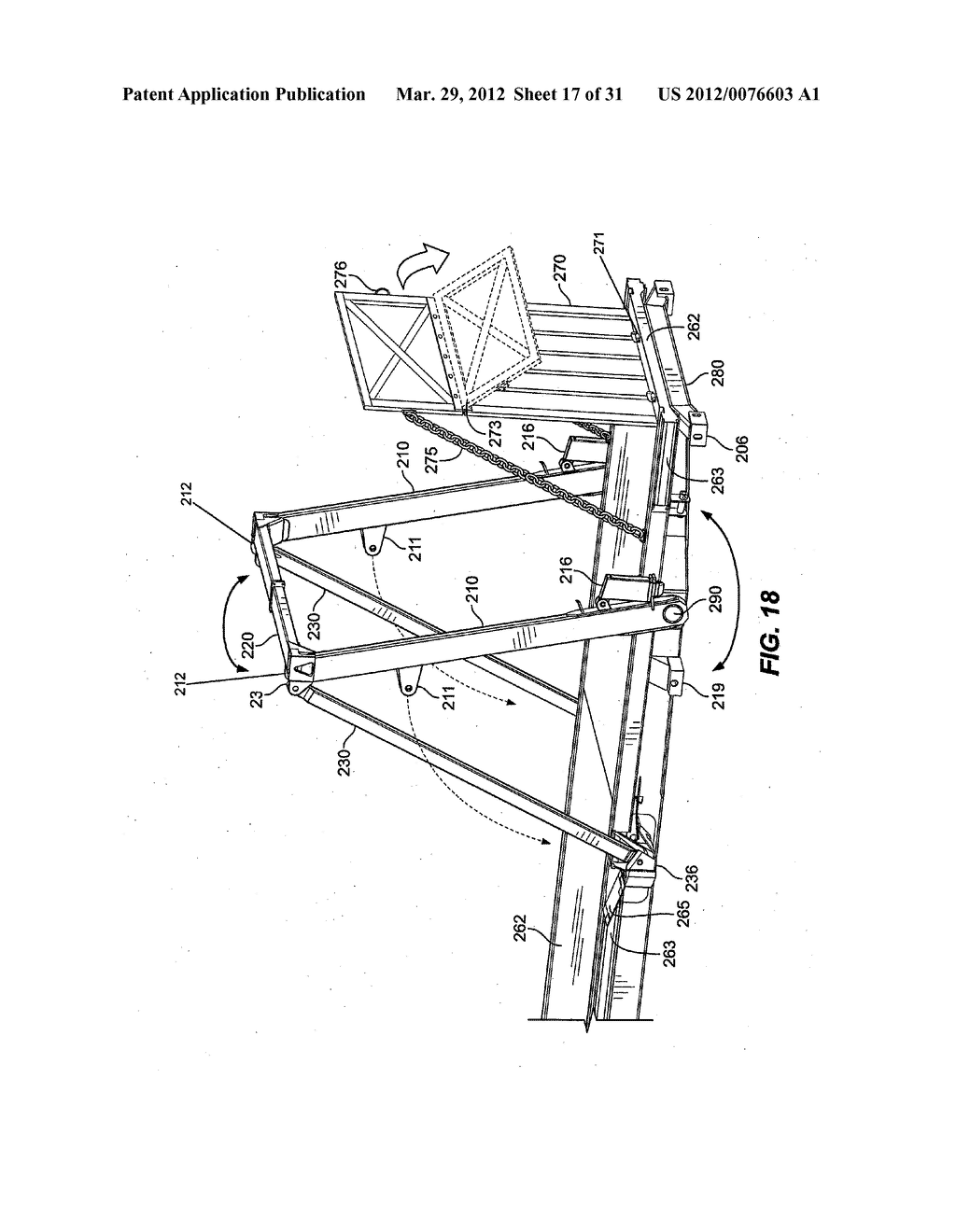 COLLAPSIBLE INTERMODAL TRANSPORT PLATFORM - diagram, schematic, and image 18