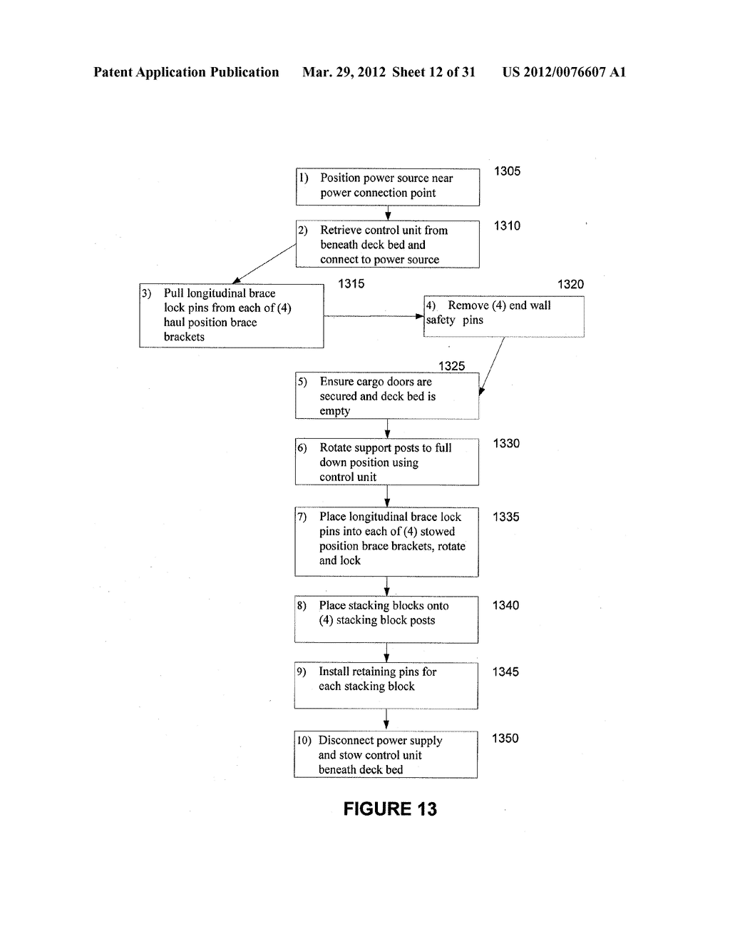 COLLAPSIBLE INTERMODAL TRANSPORT PLATFORM - diagram, schematic, and image 13