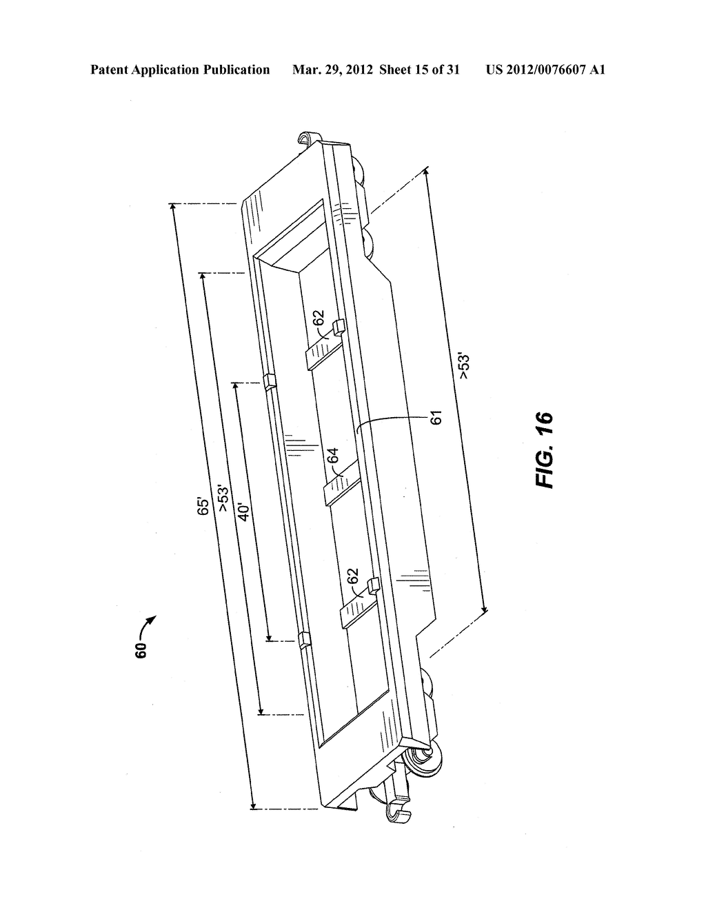 COLLAPSIBLE INTERMODAL TRANSPORT PLATFORM - diagram, schematic, and image 16