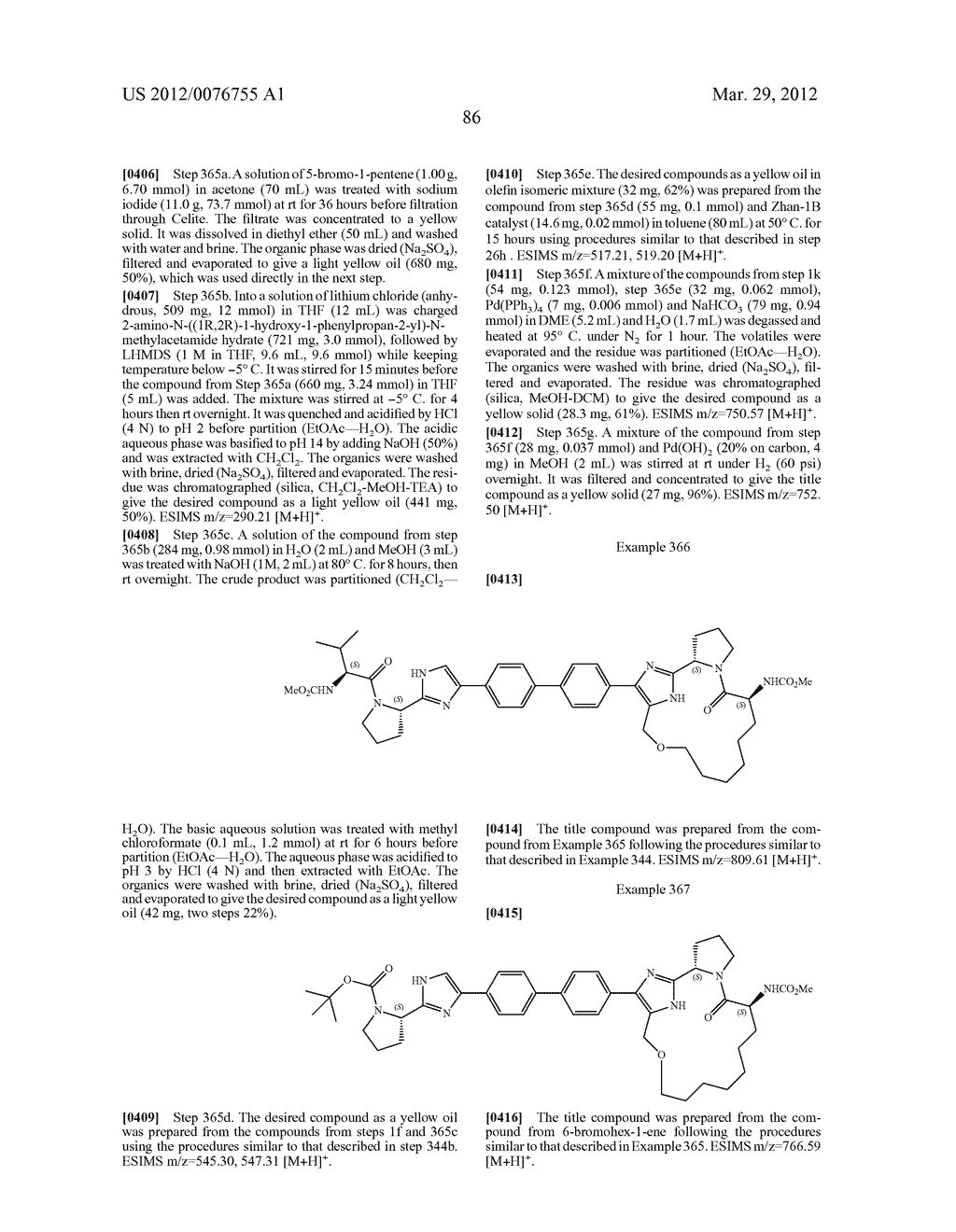 Hepatitis C Virus Inhibitors - diagram, schematic, and image 87