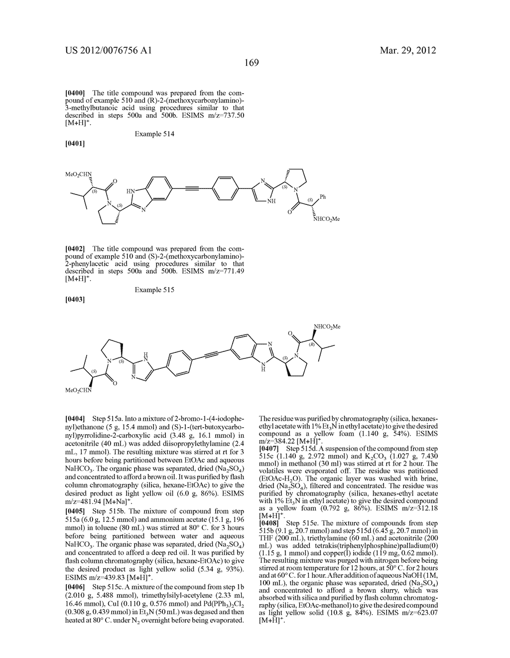 NOVEL BENZIMIDAZOLE DERIVATIVES - diagram, schematic, and image 169