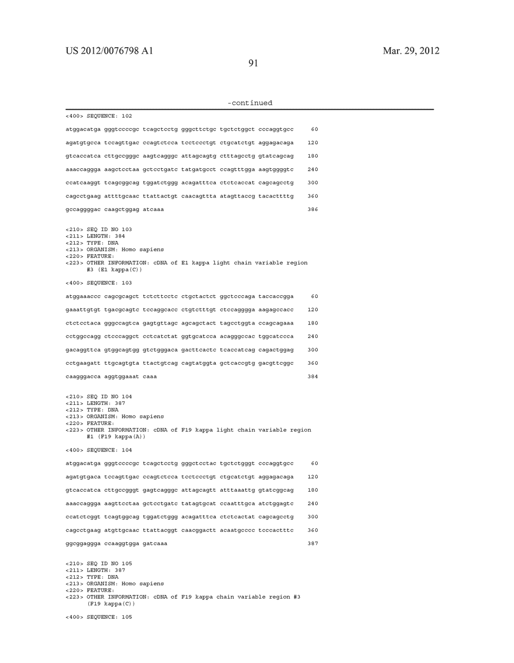 Antagonistic Human LIGHT-Specific Human Monoclonal Antibodies - diagram, schematic, and image 133