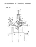 METHOD AND DEVICE FOR SEPARATING AND REMOVING RIGID CORE FOR BUILDING TIRE diagram and image