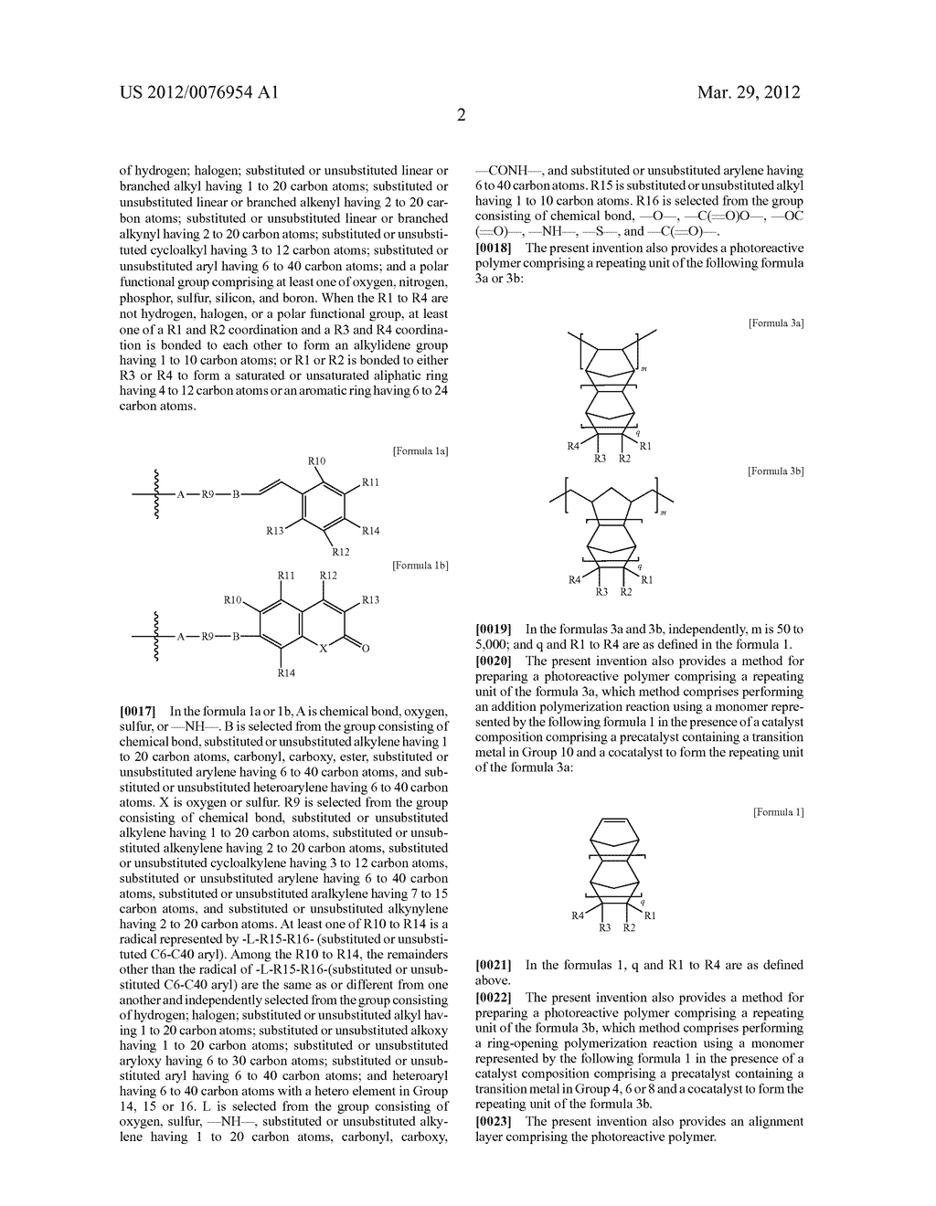 CYCLIC OLEFIN COMPOUND, PHOTOREACTIVE POLYMER, AND ALIGNMENT LAYER     COMPRISING THE SAME - diagram, schematic, and image 05