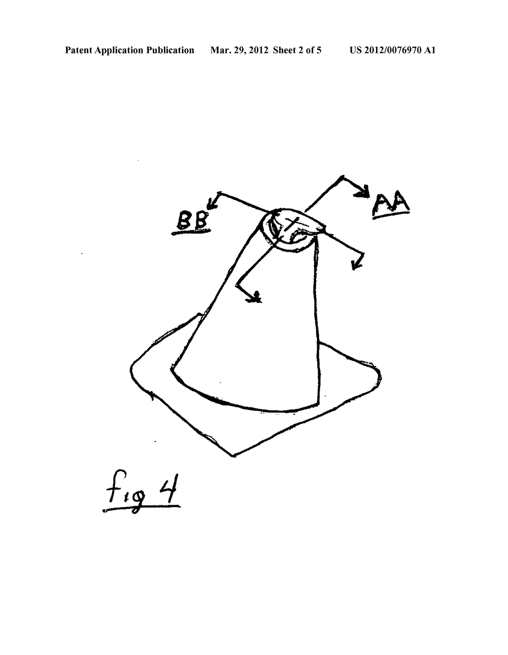 Traffic cone and ribbon attachment device - diagram, schematic, and image 03