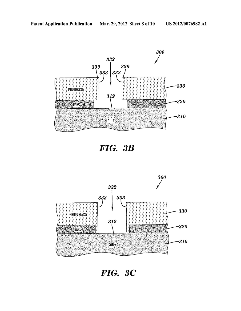 STRUCTURE RESULTING FROM CHEMICAL SHRINK PROCESS OVER BARC (BOTTOM     ANTI-REFLECTIVE COATING) - diagram, schematic, and image 09