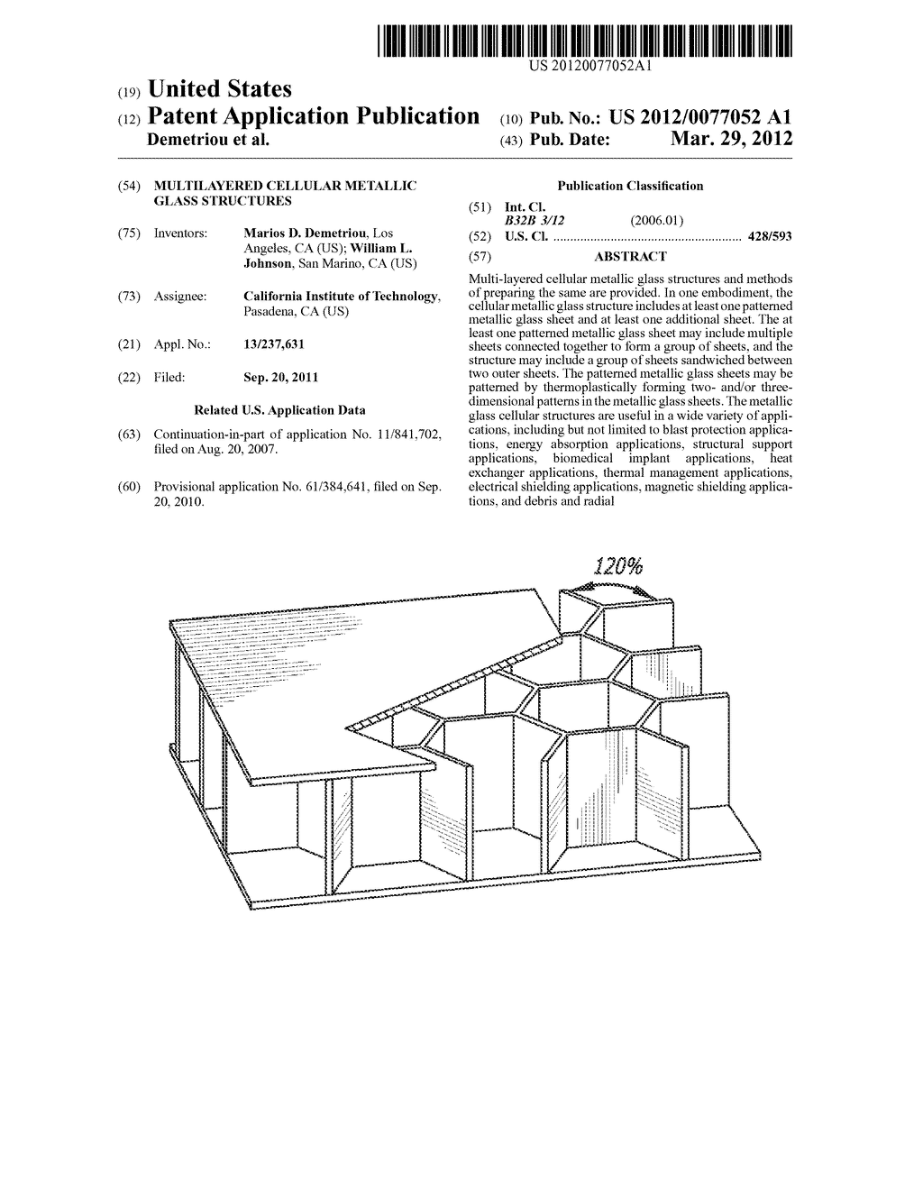 MULTILAYERED CELLULAR METALLIC GLASS STRUCTURES - diagram, schematic, and image 01