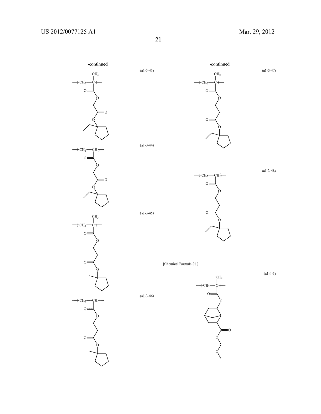 RESIST COMPOSITION FOR IMMERSION EXPOSURE, METHOD OF FORMING RESIST     PATTERN USING THE SAME, AND FLUORINE-CONTAINING COMPOUND - diagram, schematic, and image 23