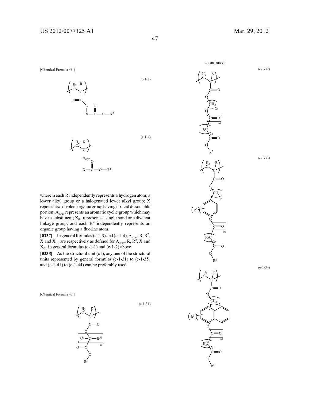 RESIST COMPOSITION FOR IMMERSION EXPOSURE, METHOD OF FORMING RESIST     PATTERN USING THE SAME, AND FLUORINE-CONTAINING COMPOUND - diagram, schematic, and image 49