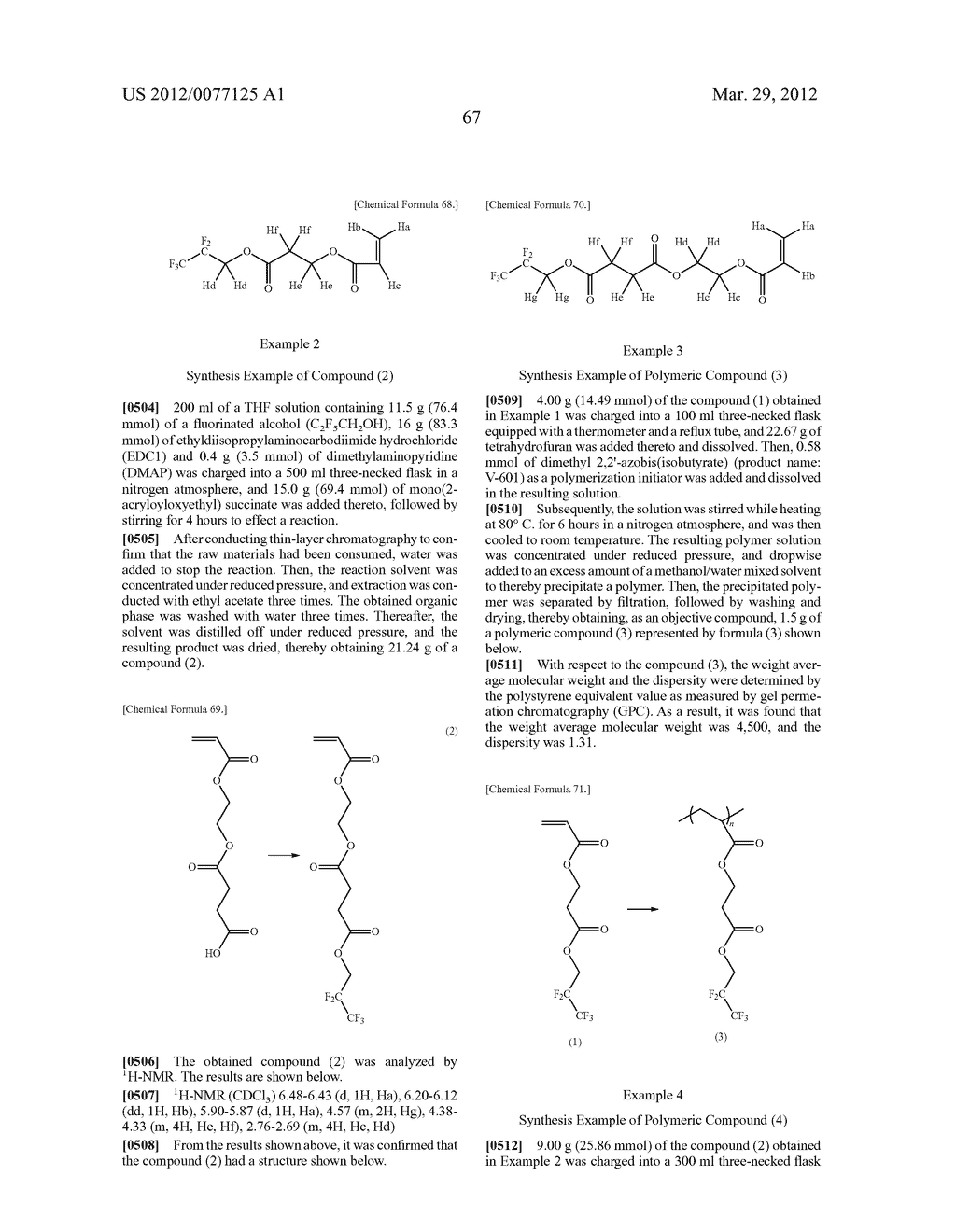 RESIST COMPOSITION FOR IMMERSION EXPOSURE, METHOD OF FORMING RESIST     PATTERN USING THE SAME, AND FLUORINE-CONTAINING COMPOUND - diagram, schematic, and image 69