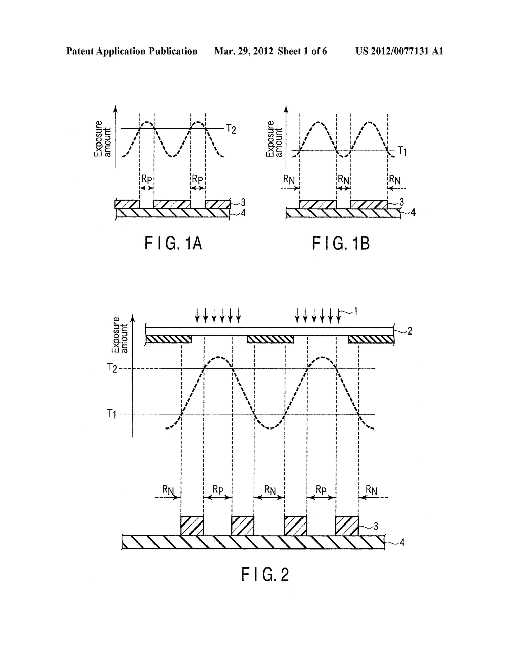 METHOD OF FORMING PATTERN USING ACTINIC-RAY OR RADIATION-SENSITIVE RESIN     COMPOSITION, AND PATTERN - diagram, schematic, and image 02