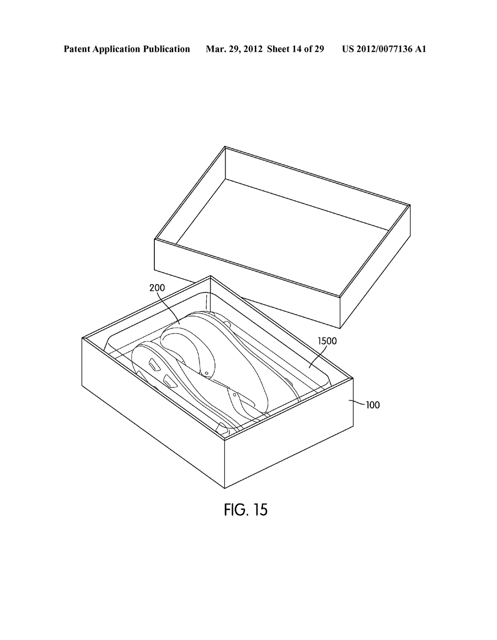 Method of Custom Fitting an Article of Footwear and Apparatus Including a     Container - diagram, schematic, and image 15