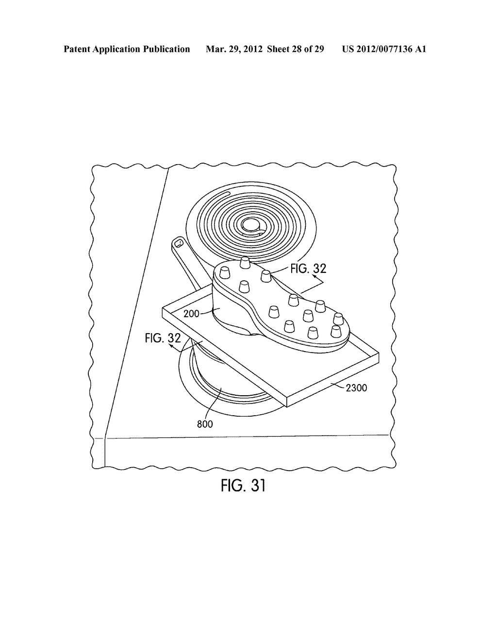 Method of Custom Fitting an Article of Footwear and Apparatus Including a     Container - diagram, schematic, and image 29