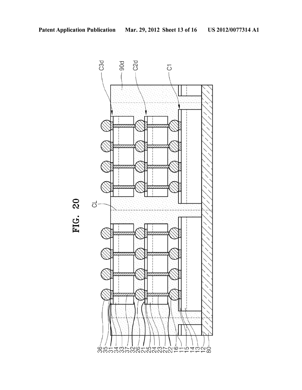 METHOD OF FABRICATING SEMICONDUCTOR STACK PACKAGE - diagram, schematic, and image 14