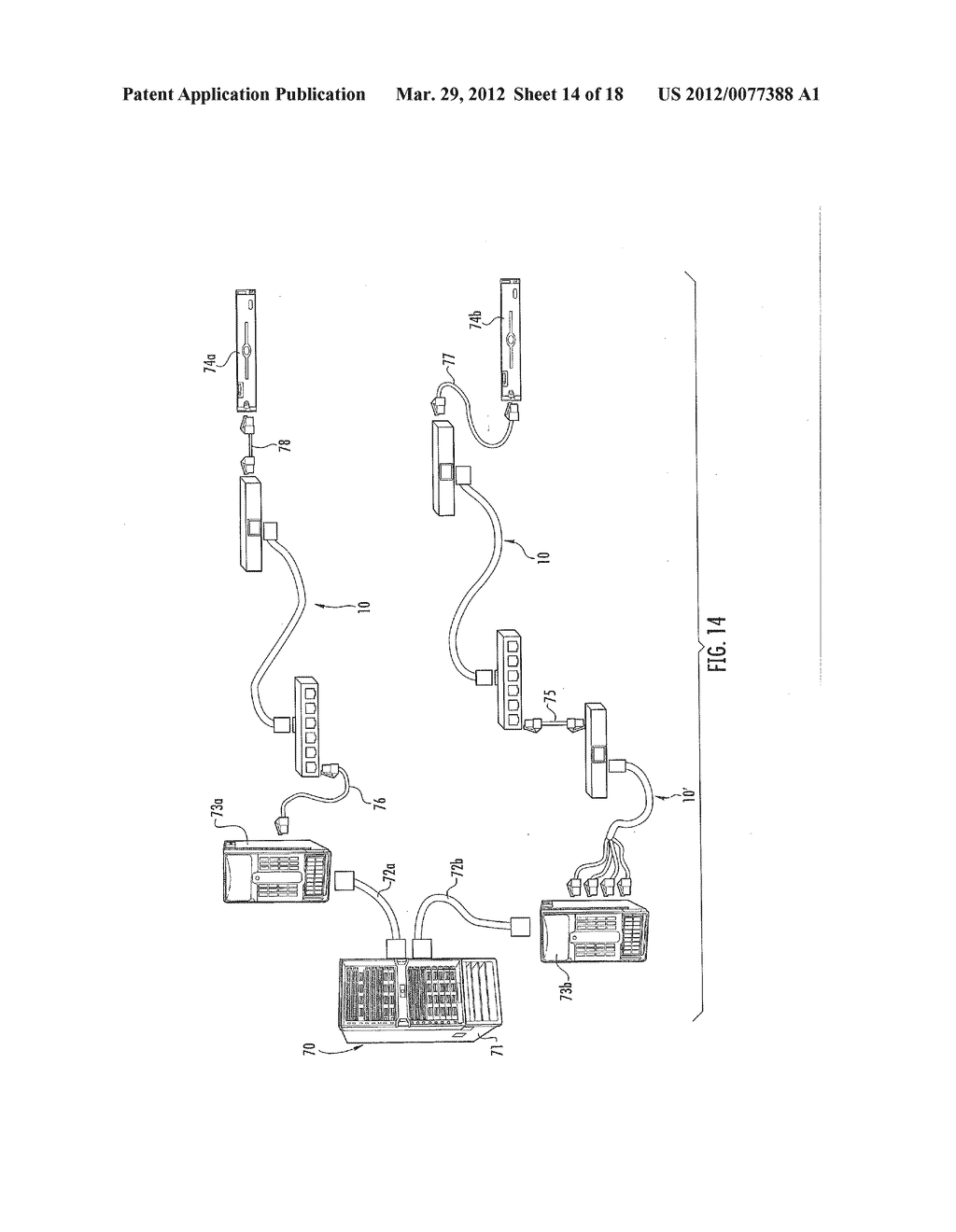 Assembly and System of Datacommunication Cables and Connectors - diagram, schematic, and image 15