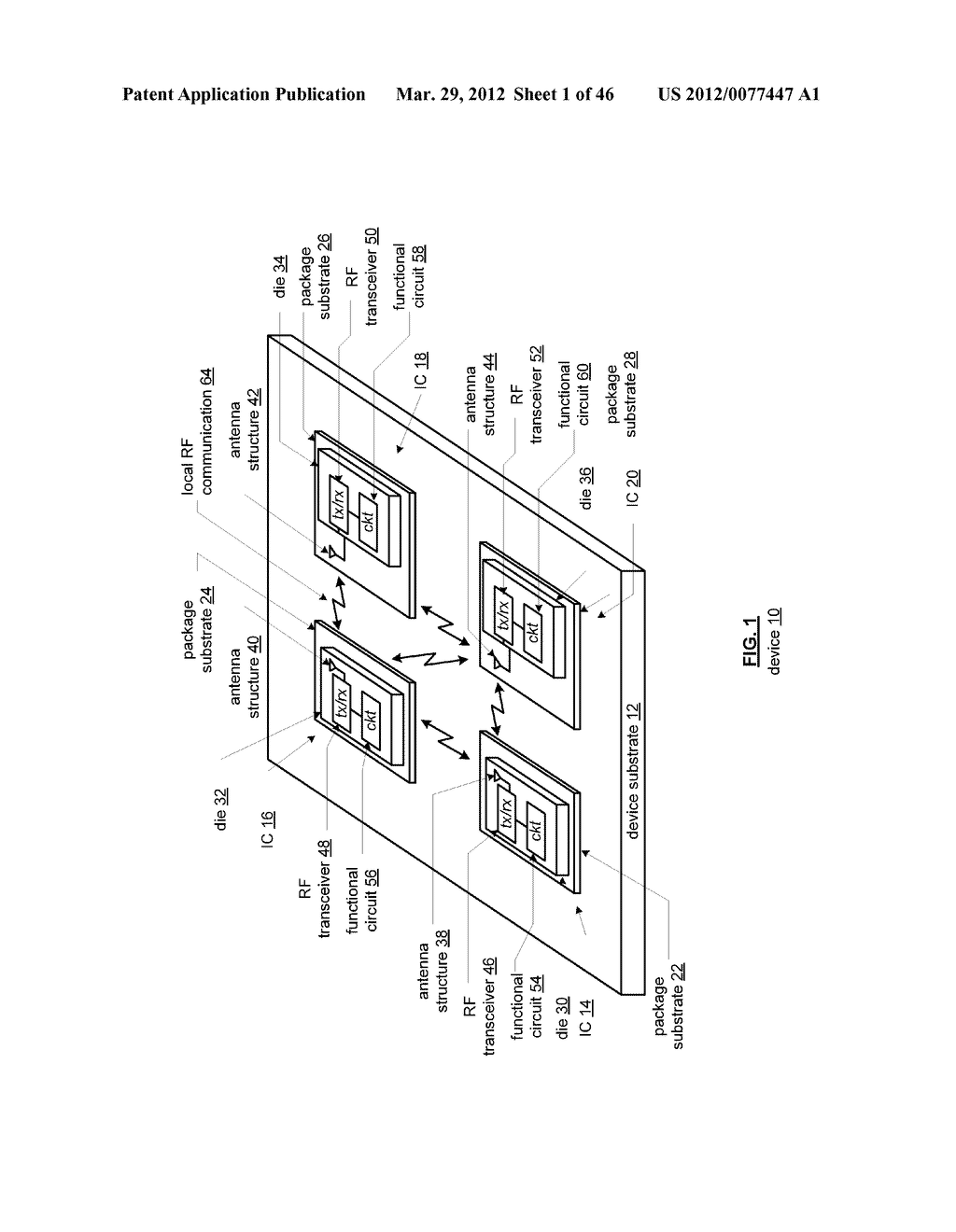 MULTIMODE TRANSCEIVER FOR USE WITH MULTIPLE ANTENNAS AND METHOD FOR USE     THEREWITH - diagram, schematic, and image 02