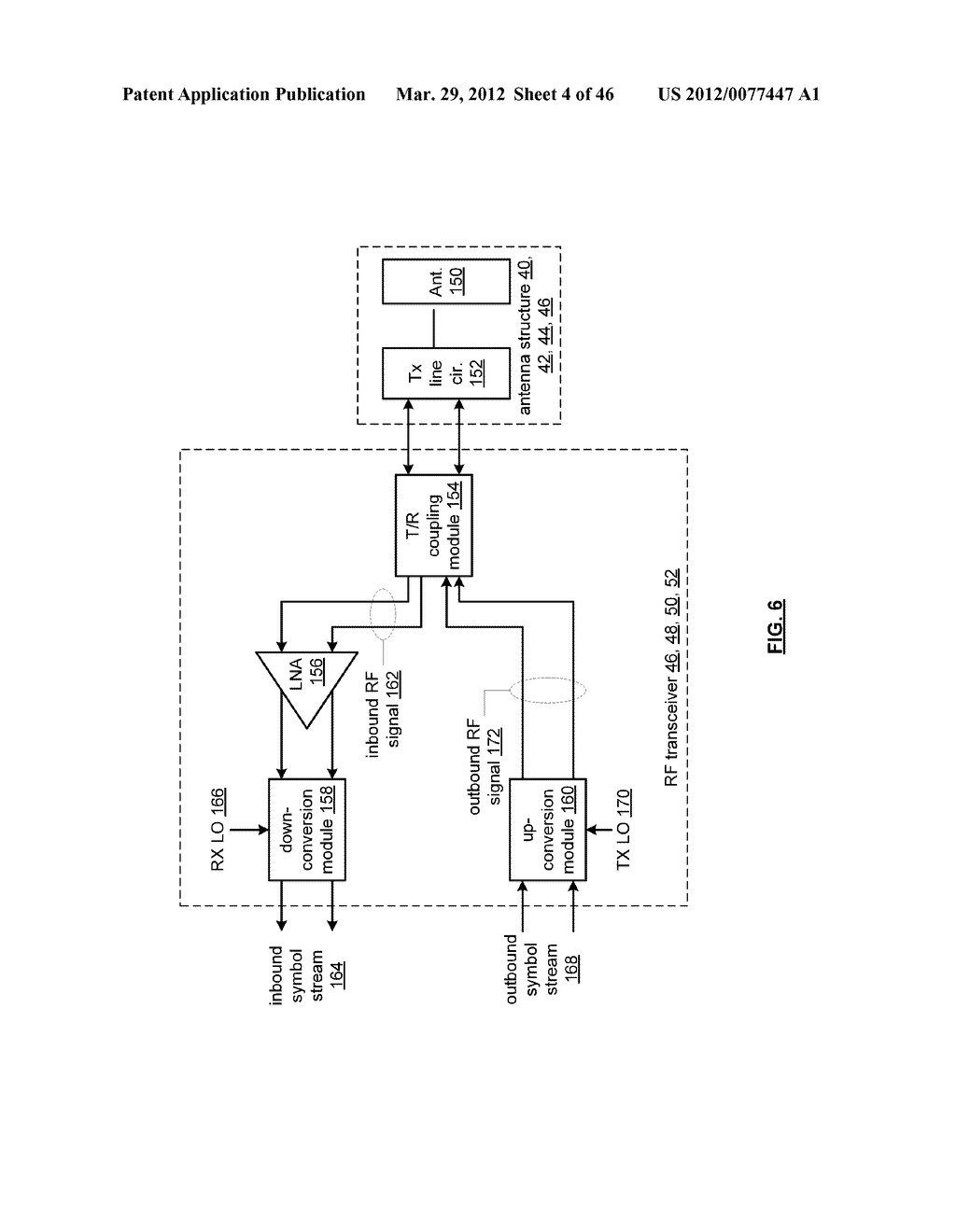 MULTIMODE TRANSCEIVER FOR USE WITH MULTIPLE ANTENNAS AND METHOD FOR USE     THEREWITH - diagram, schematic, and image 05