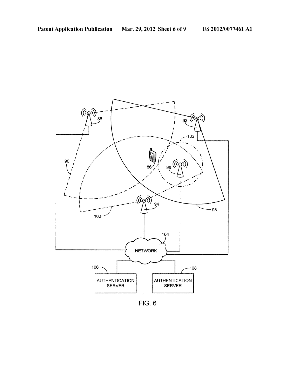 METHOD AND SYSTEM FOR PREAUTHENTICATING A MOBILE NODE - diagram, schematic, and image 07