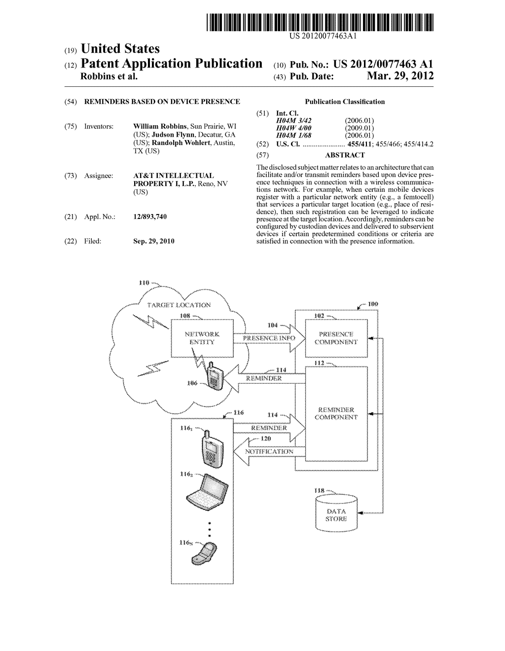 REMINDERS BASED ON DEVICE PRESENCE - diagram, schematic, and image 01