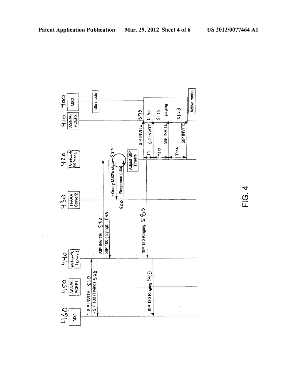 METHOD FOR MANAGING A STATUS OF A MOBILE STATION IN A WIRELESS NETWORK - diagram, schematic, and image 05