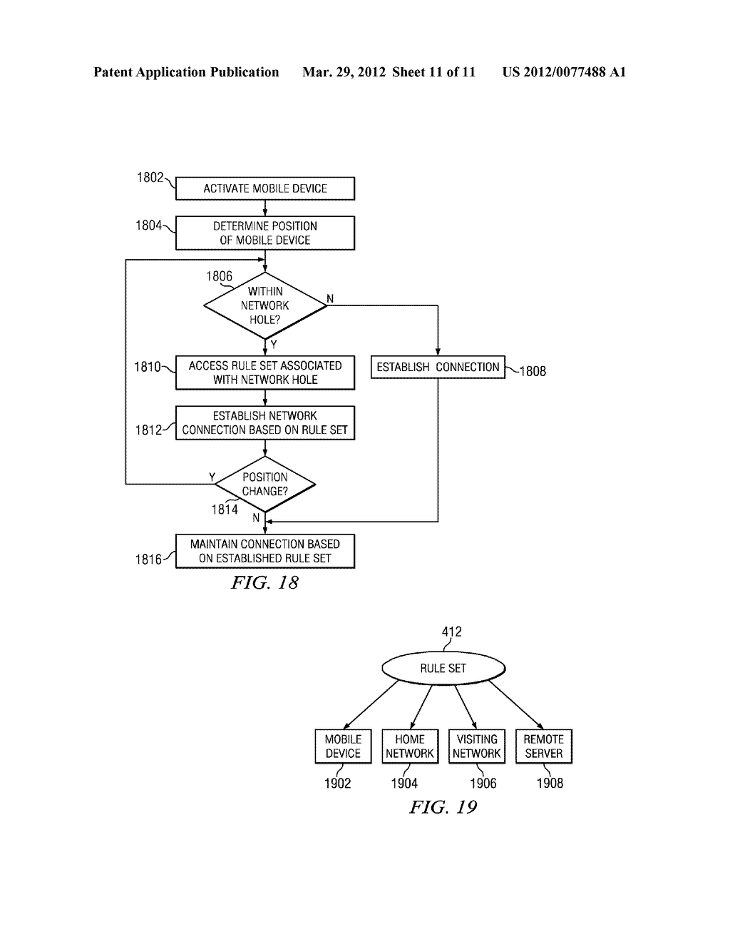 LOCATION-BASED NETWORK SELECTION METHOD FOR A MOBILE DEVICE - diagram, schematic, and image 12