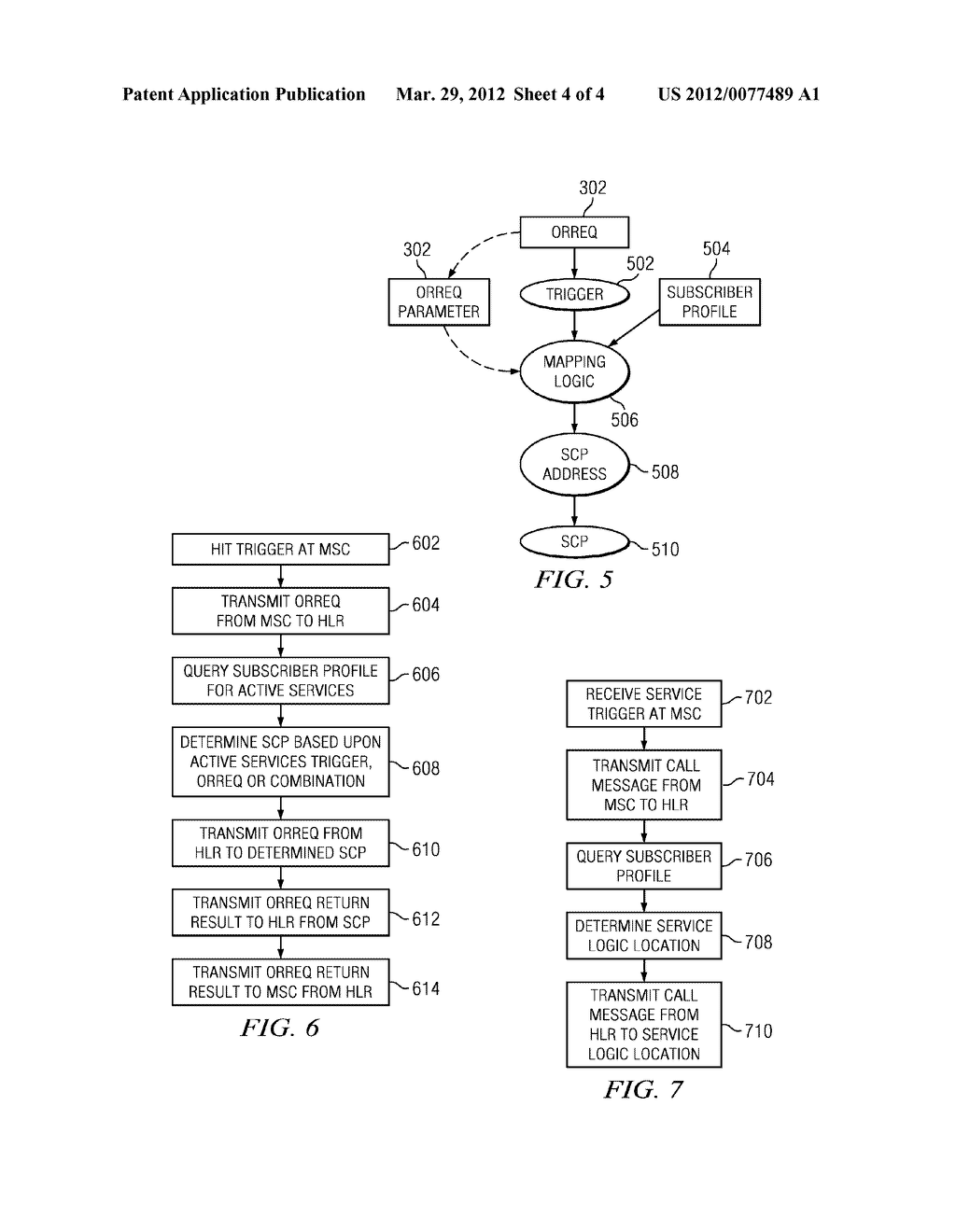 SYSTEM AND METHOD FOR RELAYING AN ORIGINATION REQUEST FROM A HOME LOCATION     REGISTER TO A SERVICE SPECIFIC SERVICE CONTROL POINT - diagram, schematic, and image 05