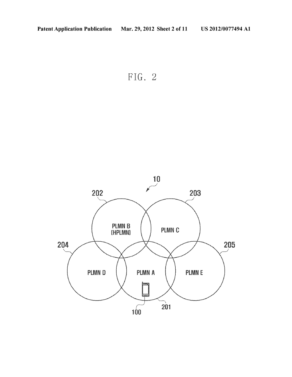 MOBILE COMMUNICATION DEVICE HAVING PLURALITY OF SUBSCRIBER IDENTIFICATION     MODULE (SIM) CARDS AND METHOD FOR SELECTING PUBLIC LAND MOBILE NETWORK     (PLMN) IN THE DEVICE - diagram, schematic, and image 03