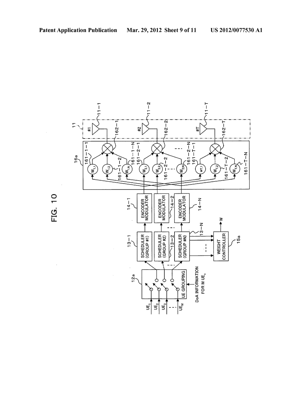 WIRELESS COMMUNICATION DEVICE AND METHOD FOR CONTROLLING BEAM TO BE     TRANSMITTED - diagram, schematic, and image 10