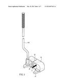 Golf Putter Head with Improved Alignment-Aid Design diagram and image