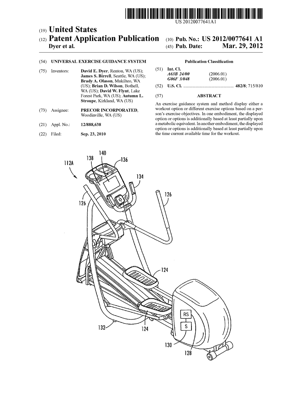 UNIVERSAL EXERCISE GUIDANCE SYSTEM - diagram, schematic, and image 01