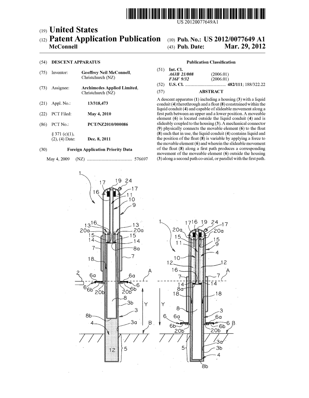 DESCENT APPARATUS - diagram, schematic, and image 01