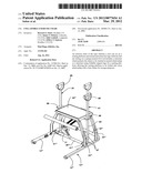 Collapsible exercise chair diagram and image